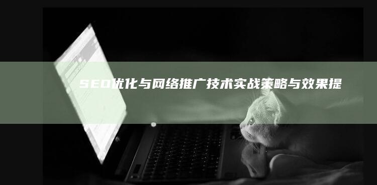 SEO优化与网络推广技术：实战策略与效果提升秘籍